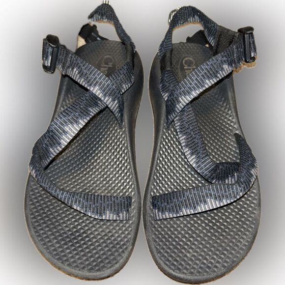 Chaco Z Cloud Sandal Black Gray Kids Size 4 - Picture 1 of 5